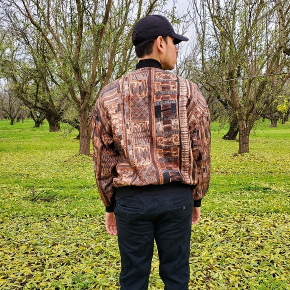 Vintage Silk Bomber - Picture 3 of 4